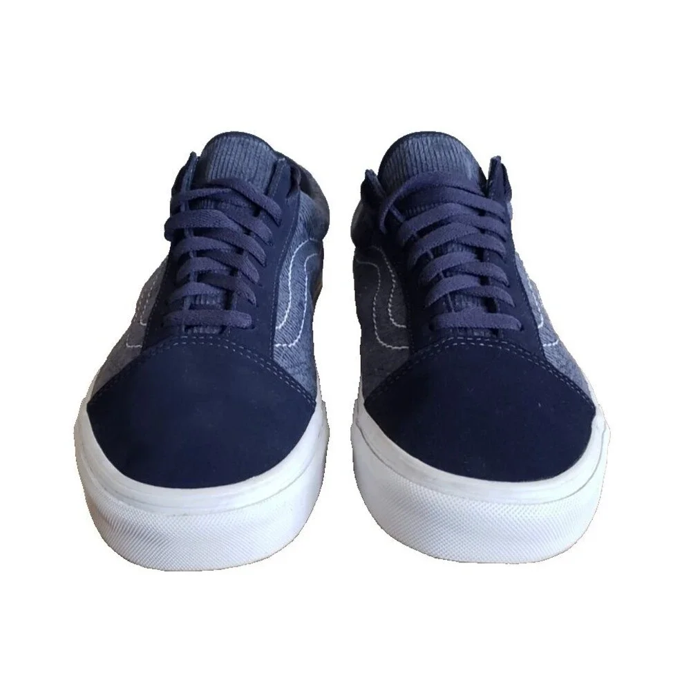 Vans Old Skool Paisley Parisian Night Blue True White Shoes Men's Size 11.5 NEW